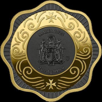 Malta. 10 Euro 2025 – Ochse – Ruthenium Gelbgold 2 oz