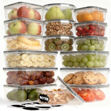 Strex Vershoudbakjes - Met Deksel - 18 Delige set, Huis en Inrichting, Keuken | Tupperware, Verzenden, Nieuw