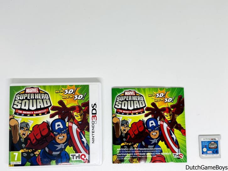 Nintendo 3DS - Marvel Super Hero Squad - The Infinity Gauntl, Games en Spelcomputers, Games | Nintendo 2DS en 3DS, Gebruikt, Verzenden