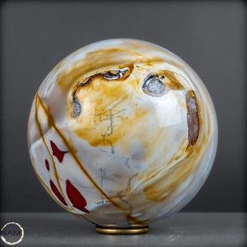 Zeldzame natuurlijke topkwaliteit mookaïet Sphere- 3972.12 g
