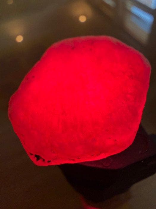 Robijn Pigeon Blood Ruby! 102 ct. Mozambique Grote, Collections, Minéraux & Fossiles