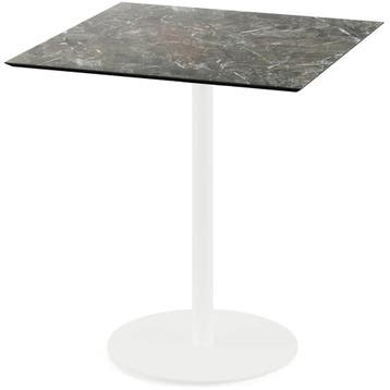 Inklapbare Tafel | URBAN | HPL/RVS | Marmerlook Blad | Wit, Verzenden