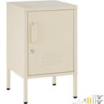 tectake nachtkastje - crème, Verzenden