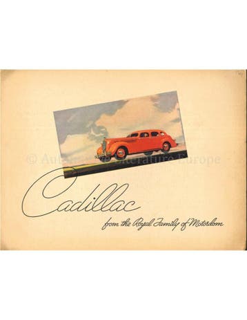 1935 CADILLAC SERIES 60 BROCHURE ENGELS (US), Nieuw