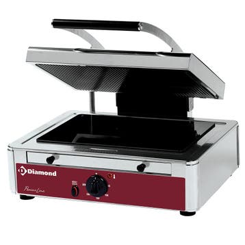 Contactgrill/Paninigrill | Glad 370x250mm | 3kW |, Verzenden, Nieuw in verpakking