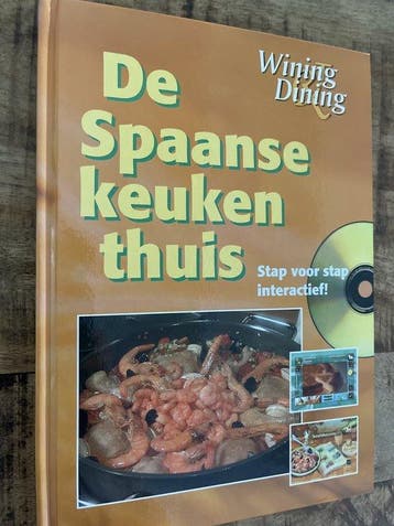 De Spaanse keuken thuis met cd - stap voor stap interactief, Boeken, Verzenden, Zo goed als nieuw
