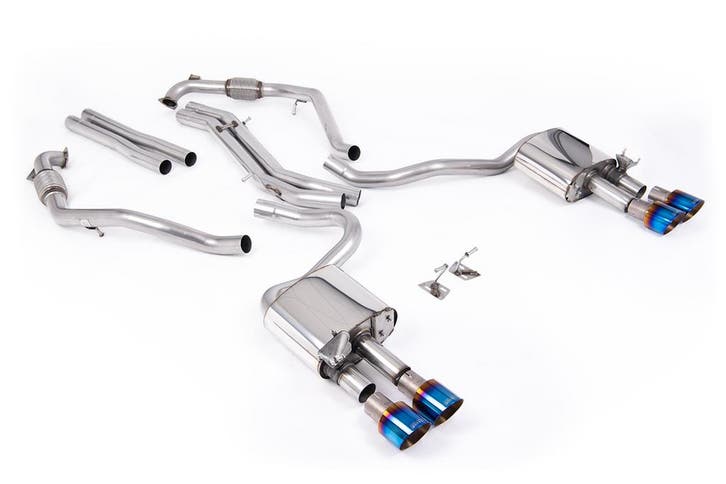 Cat-back uitlaatsysteem | Audi S5 | Milltek Sport Quad 100 m, Autos : Pièces & Accessoires, Systèmes d'échappement, Envoi
