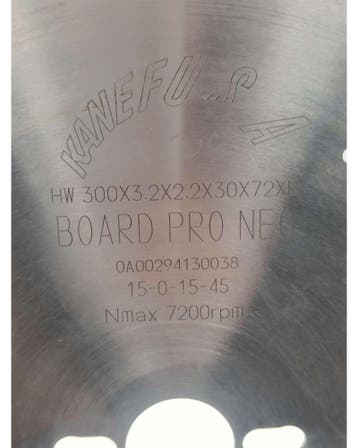 M. Jonker zaagblad Ø350x3,5x2,5x30 Z32, Verzenden