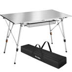 tectake Aluminium klaptafel Bastian, in hoogte verstelbaar -, Caravans en Kamperen, Kampeeraccessoires, Verzenden, Nieuw