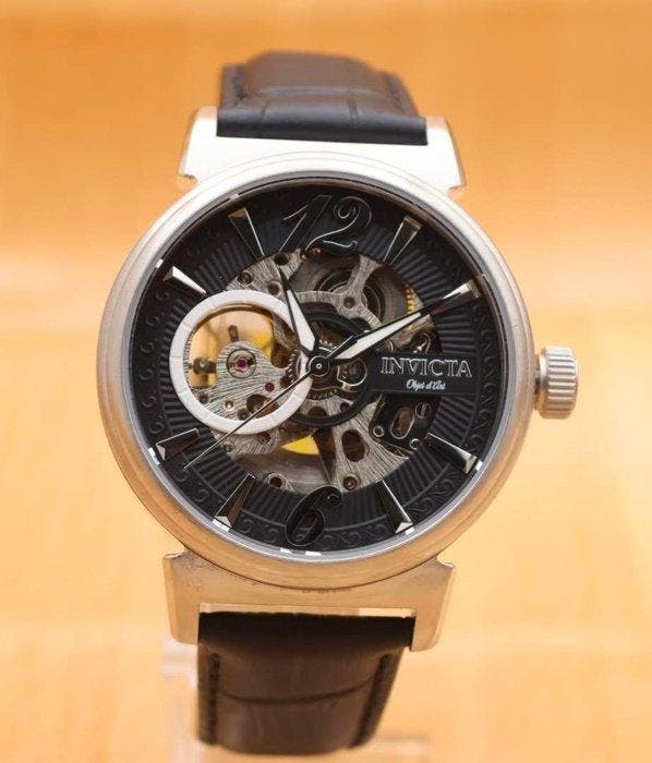 Invicta - Sans prix de réserve - Skeleton - Homme -, Handtassen en Accessoires, Horloges | Heren