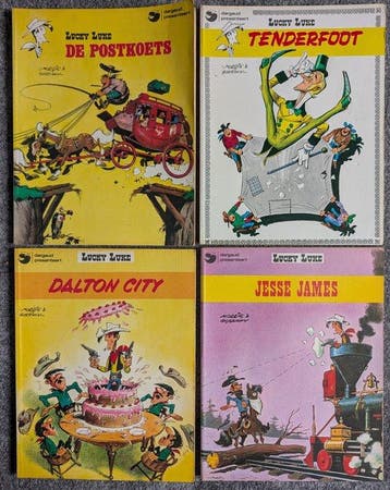 Lucky Luke 1 t/m 27 - opeenvolgende reeks SC - 27 Albums -, Nieuw