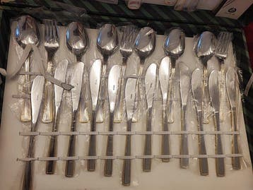 EME Posaterie - Bestekset voor 12 personen (42) - Staal,
