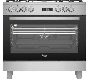 Beko Pro GF15320DXNS Fornuis 90 cm Gas/Elektrisch 5 pits, Elektronische apparatuur, Ophalen of Verzenden, Nieuw