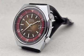 FESA - Aquatico – Vintage Diver – Dual Crown – Internal