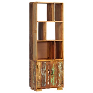 vidaXL Boekenkast 60x35x180 cm massief gerecycled hout, Verzenden, Nieuw
