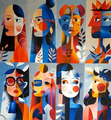 Giorgio Stocco - Abstract women-opera unica