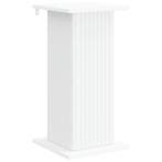 vidaXL Plantenstand Wit 30,5 x 30 x 60,5 cm Bewerkt hout, Verzenden