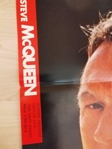 Steven McQueen - Original Vintage Poster / Screen 1974 -
