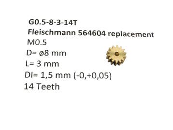 micromotor G0.5-8-3-14T tandwiel, Overige merken, Gelijkstroom, Verzenden, Overige typen