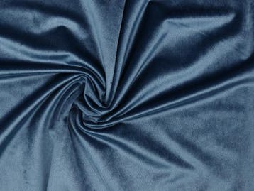 10 meter fluweel stof - Jeans - 150cm breed, Hobby en Vrije tijd, Overige kleuren, Verzenden, 120 cm of meer, Polyester