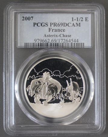 1 5 Euro France Frankreich Km 1518 1 ½ Euro 2007 Asterix..., Postzegels en Munten, Verzenden, België