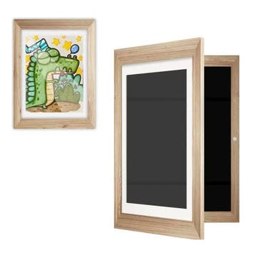 A4 Wissellijst Kindertekening - Fotolijst Hout - Hout kleur, Verzenden, Nieuw