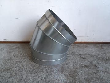 Spiro bocht - Ø 630 mm - 45° graden, Nieuw in verpakking