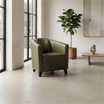 Set van 2 Leren fauteuils Press - Granada Moss, Nieuw, Ophalen of Verzenden, 50 tot 75 cm, Leer