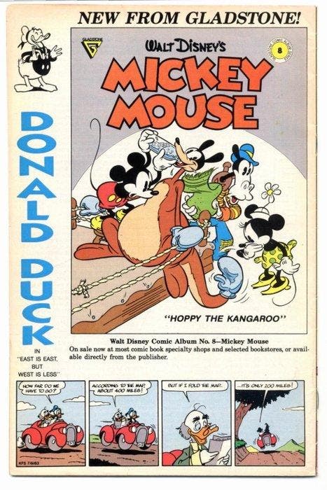 Mickey Mouse No. 240 - Walt Disneys Mickey Mouse - hand, Verzamelen, Disney