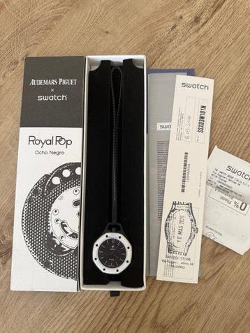 Audemars Piguet x Swatch - Royal Pop Ocho Negro - Zonder, Nieuw