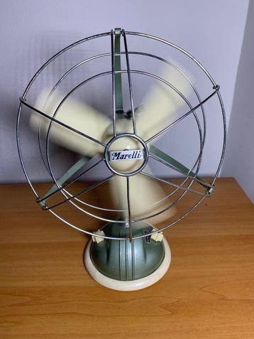 Ercole Marelli Elektrische ventilator - 0254 - Staal, Chroom