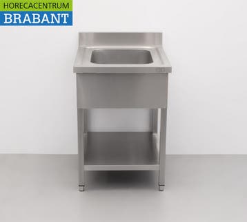 Evier en acier inoxydable 60 x 70 cm Horeca, Verzenden