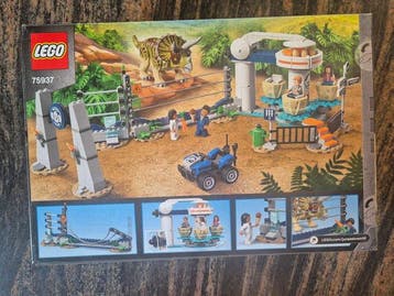 Lego Set - 75937 - Jurassic World - Triceratops Rampage, Nieuw