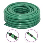 vidaXL Tuinslang met koppelingsset 0,75 10 m PVC groen, Verzenden, Nieuw