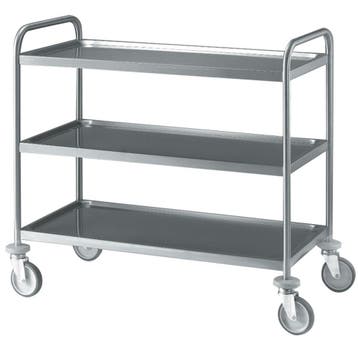 Serveerwagen | Met Wielen | RVS | 3 Niveaus |, Verzenden, Nieuw in verpakking