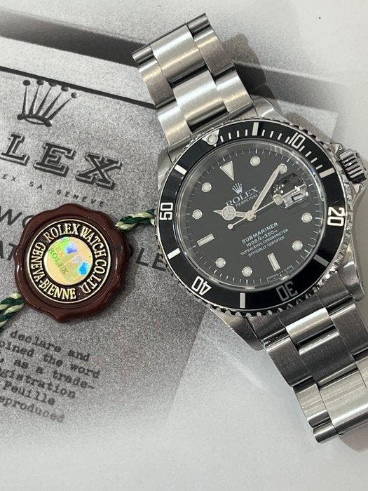 Rolex - Submariner Date - 16610 - Unisex - 1990, Bijoux, Sacs & Beauté, Montres | Hommes