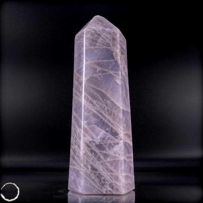 Adembenemende lavendel-rozenkwarts obelisk – Zachte, Collections, Minéraux & Fossiles