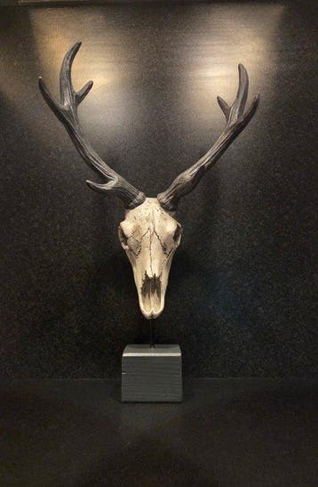 Hert Taxidermie replica montage - Cervidae - 50 cm - 31 cm -