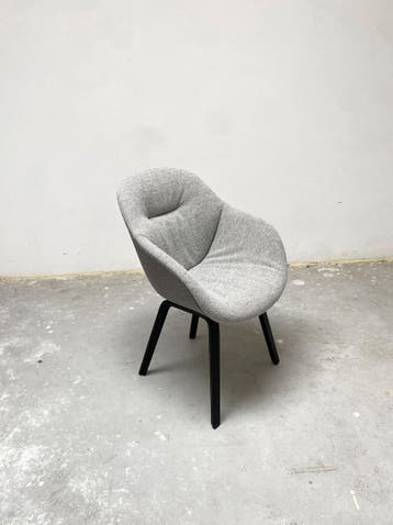 HAY About A Chair Aac223 Soft Stoel Mode 032 - Eetkamerstoel, Huis en Inrichting, Verzenden, Zo goed als nieuw, Grijs, Scandinavisch
