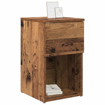 vidaXL Bedkast Oud hout 29 x 31,5 x 49 cm Bewerkt hout, Verzenden, Nieuw