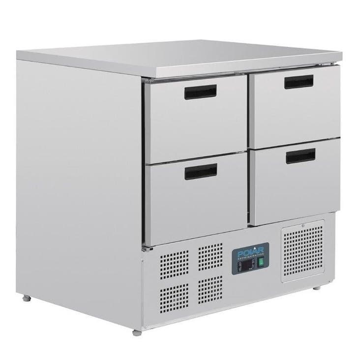 Koelwerkbank | 240L | 4 Laden (1/1 GN) | +2°C/+5°C |, Zakelijke goederen, Horeca | Keukenapparatuur, Nieuw in verpakking, Verzenden