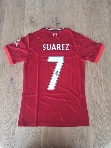 Liverpool - Hand Signed - Luis Suarez - Voetbalshirt
