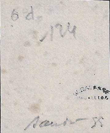 France 1849 - 1 franc carmin clair tirant sur le cerise -