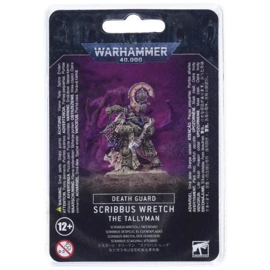 Death Guard Scribbus Wretch the Tallyman (Warhammer 40.000, Hobby & Loisirs créatifs, Wargaming, Enlèvement ou Envoi