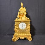 Figurale pendule Louis Philippe - Verguld brons - 1830 -, Antiek en Kunst