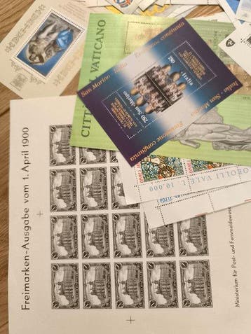 Wereld - Europa Wereld Thematisch MNH Minivelletjes Lot van
