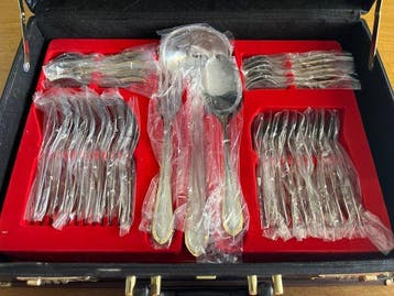Solingen - Ménagère pour 12 personnes (75) - Acier, Plaqué