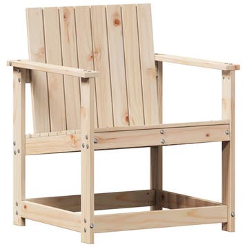 vidaXL Tuinstoel 62x56x77 cm massief grenenhout, Verzenden, Nieuw