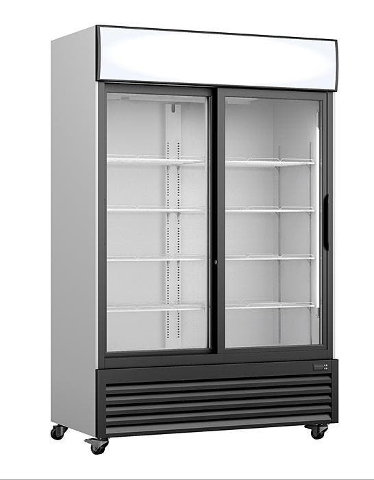 SARO Koelkast met glazen schuifdeur en reclame display - GTK, Articles professionnels, Horeca | Équipement de cuisine, Envoi