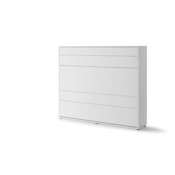 Lenart Bed Concept Horizontaal Opklapbed 160x200 - Wit, Nieuw